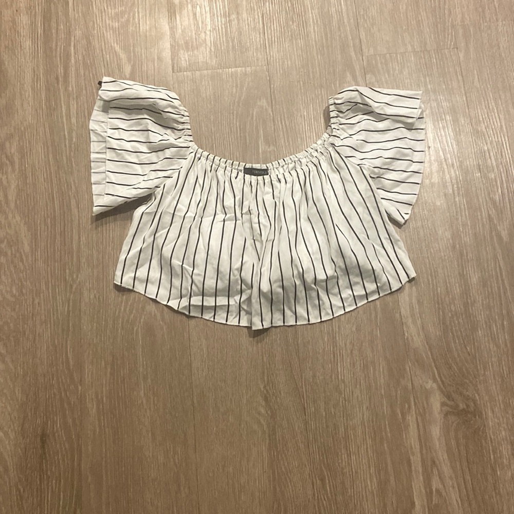 Striped Crop Top